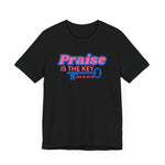 Load image into Gallery viewer, PRAISE IS THE KEY T-SHIRT
