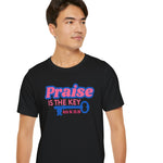 Load image into Gallery viewer, PRAISE IS THE KEY T-SHIRT
