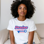 Load image into Gallery viewer, PRAISE IS THE KEY T-SHIRT
